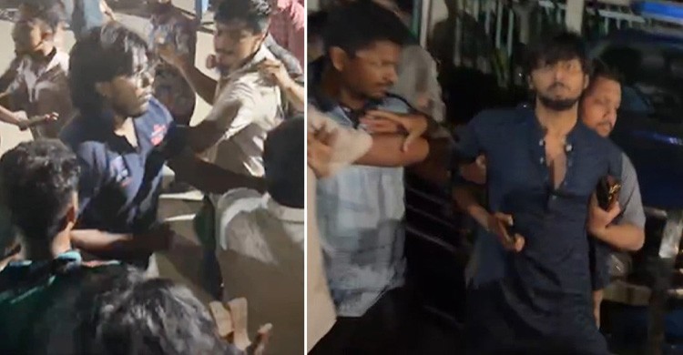 থানার ভেতরেই জুবায়ের-মোসাদ্দেককে পেটালেন ছাত্রদল নেতাকর্মীরা