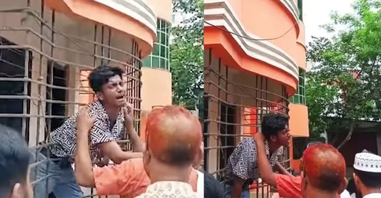 গ্রিলে আটকে চোরের চিৎকার, ‘স্যার আমি বের হতে পারছি না’