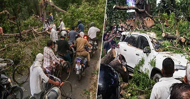 ভারতের উত্তর প্রদেশে ভারী বৃষ্টি ও বজ্রপাতে নিহত প্রায় ৯০