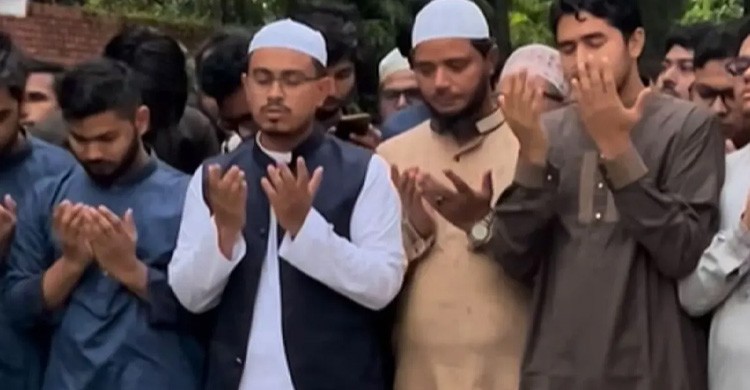 বিয়ে শেষে ওসমান হাদির কবর জিয়ারতে সাদিক কায়েম