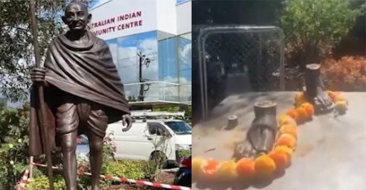 মহাত্মা গান্ধীর ৪২৬ কেজি ওজনের ব্রোঞ্জ ভাস্কর্য চুরি