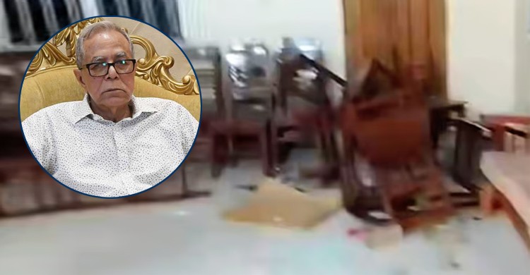 সাবেক রাষ্ট্রপতি আবদুল হামিদের বাড়িতে হামলা, ভাঙচুর